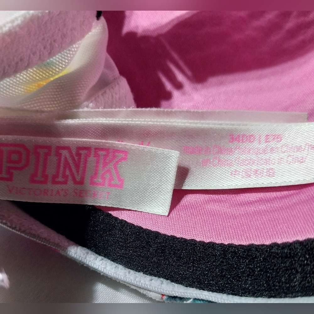 VICTORIA'S Secret PINK Wear Everywhere Lightly Lined Bra, Size 34DD - Picture 6 of 7